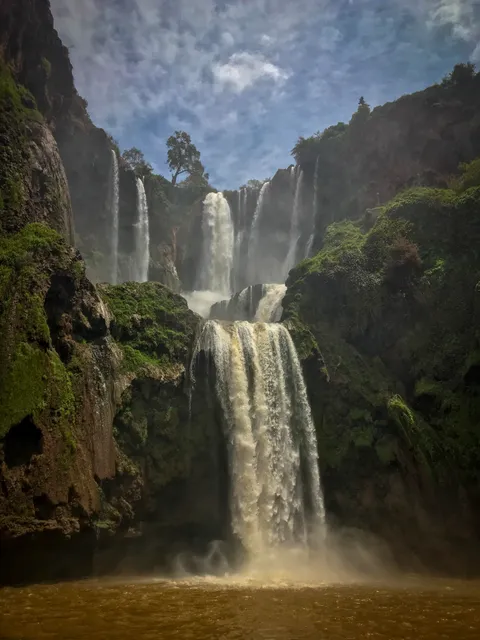 [OC] The Ouzoud Falls in Morocco were stunning!! [3024 x 4032]