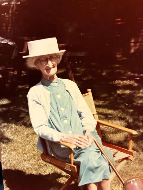 My great grandmother in her early nineties in the late seventies.