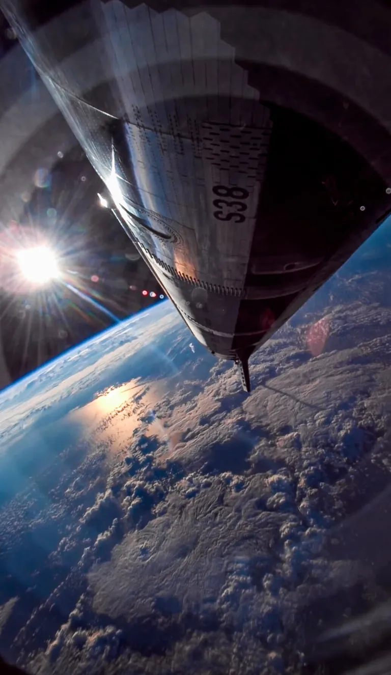 Official photos taken from Starship flight 11