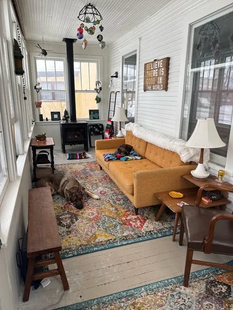 Porch update - we painted and we are getting the floors refinished this spring.