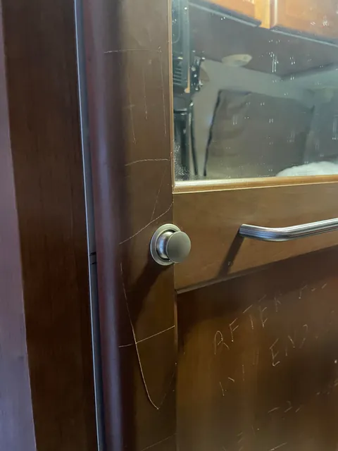 My aunt’s boyfriend took shrooms and vandalized my RV. 