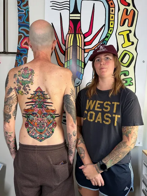 Half-back piece by me • Instagram : chidgeytattoos • Austin, TX