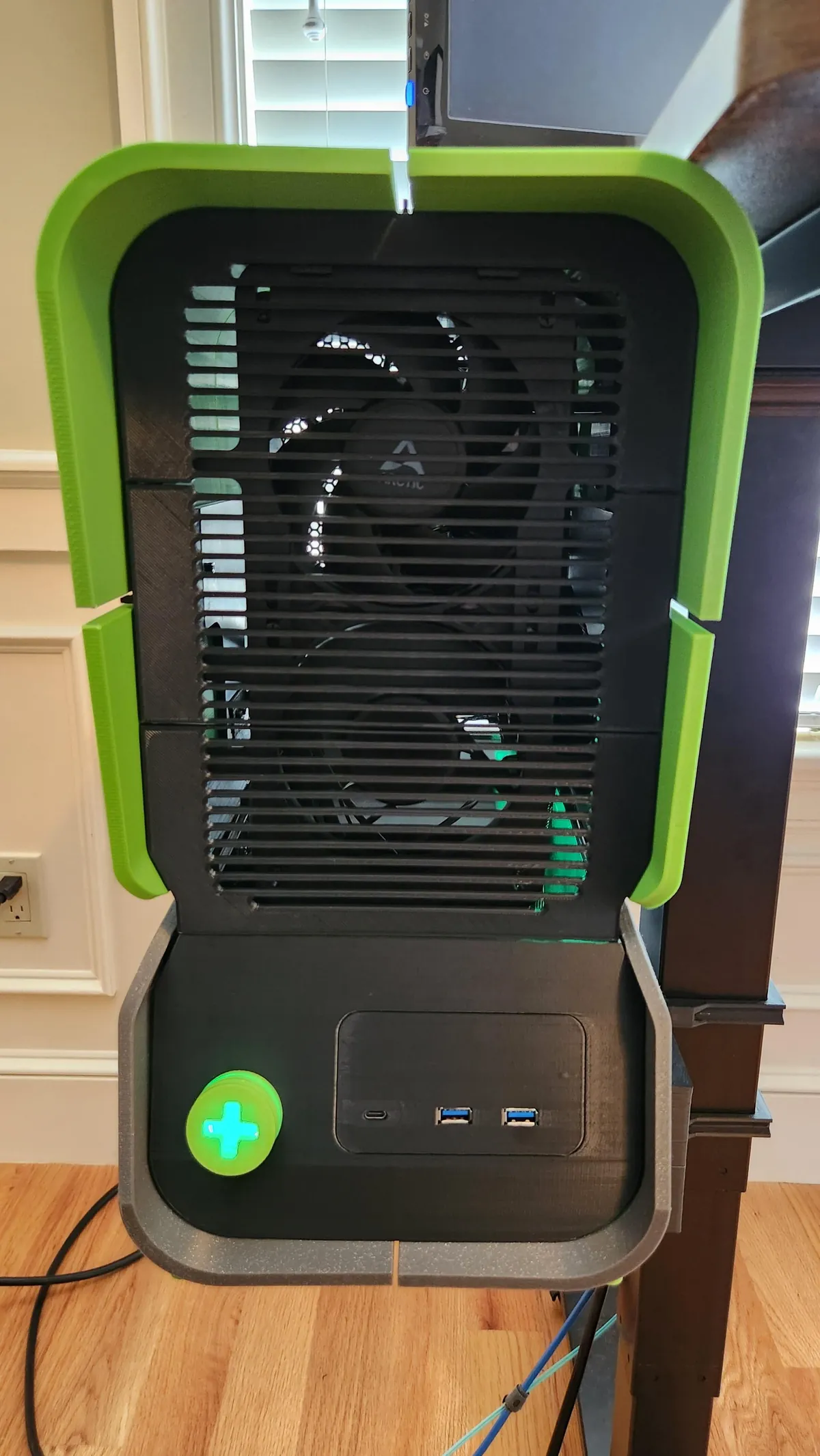My 1st fully 3D printed PC case