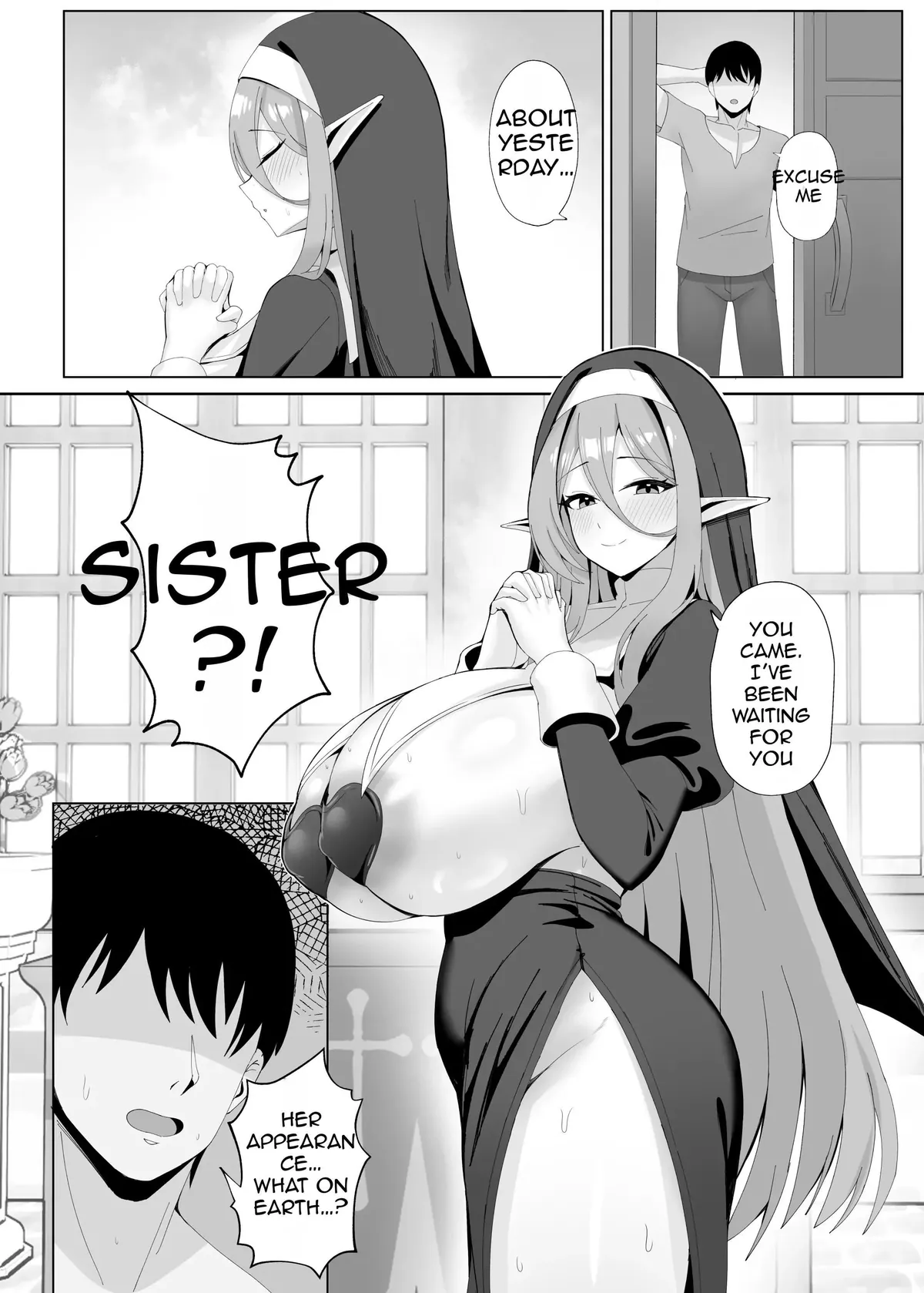 The Nun is More Horny in Dress !!!