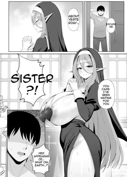 The Nun is More Horny in Dress !!!