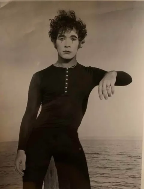 My dad, miming in 1977