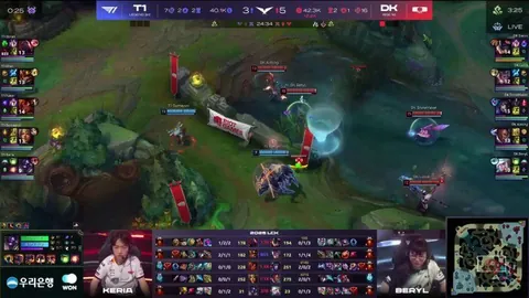 [T1 vs DK] Oner completely smurfs a team fight