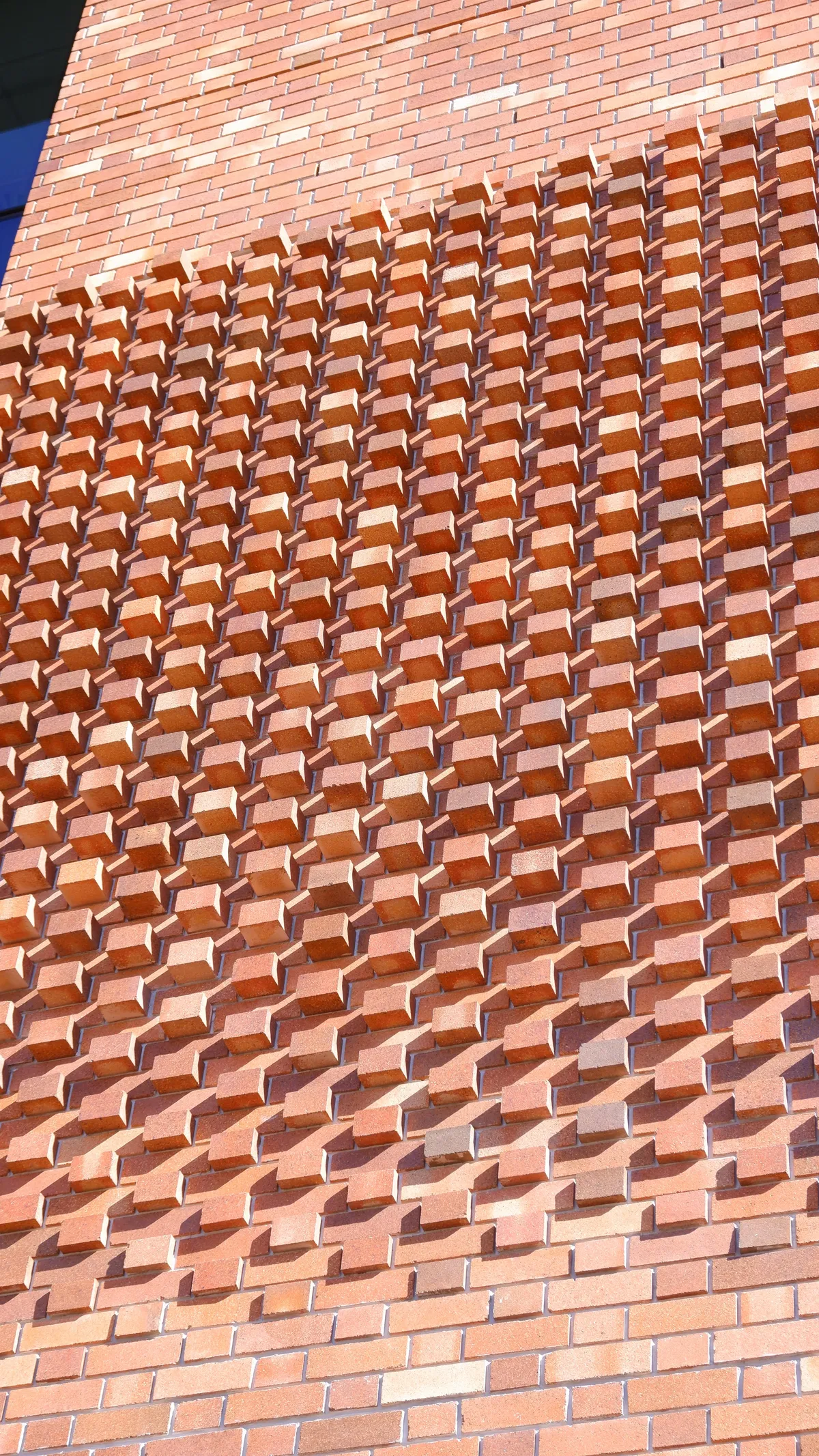 The light pattern created by this brick pattern I saw today
