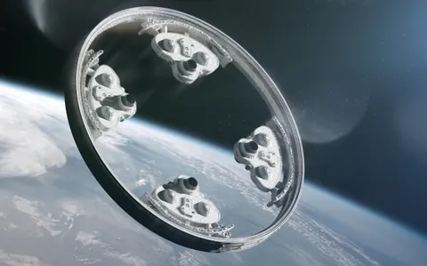 'Ursa Major' station concept (OC, 3D, 2025). Ship for the journey to the center of Milky Way