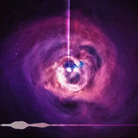 The sound of a black hole. Recorded by NASA's Chandra X-ray Observatory