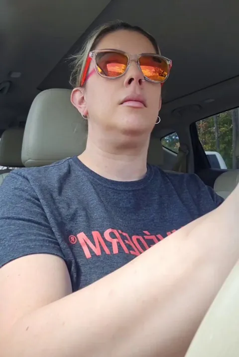 Nice day for topless drive