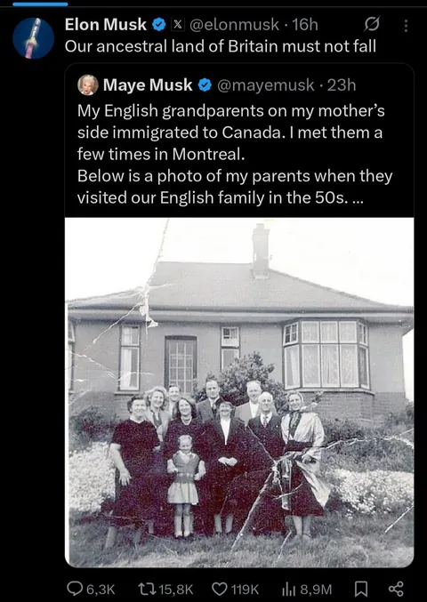 Fascist Elmo is focused on Britain again...