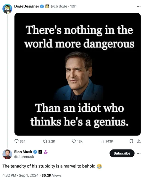 Idiot who thinks he's a genius 
