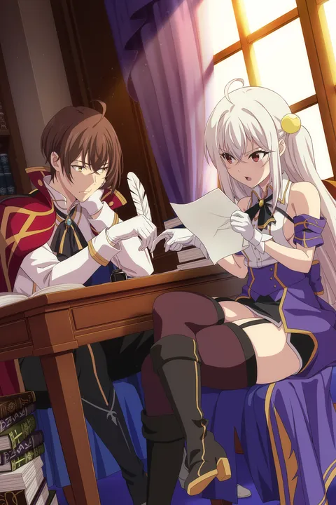 Funimation Debuts Commissioned Visual for The Genius Prince's Guide to Raising a Nation Out of Debt