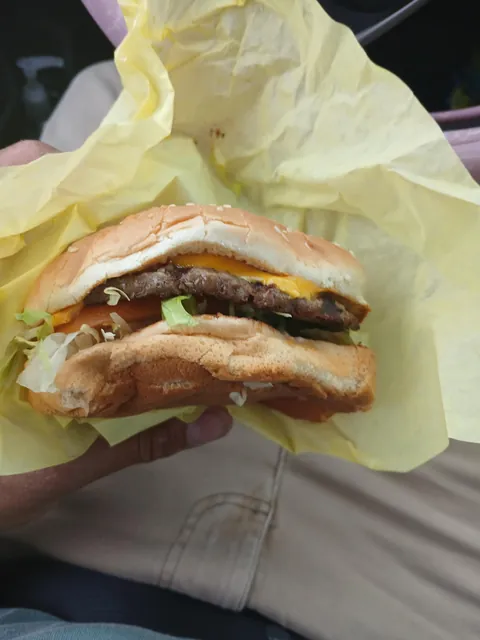[I ate] $2 cheeseburger at my local burger joint