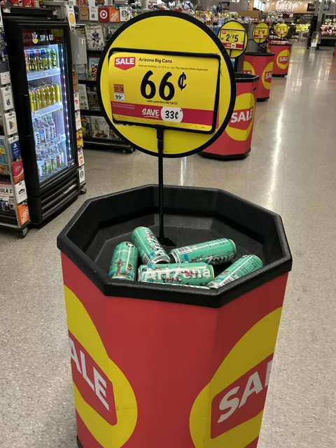 99¢ Arizonas being sold for their upside down price