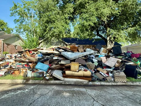 My dads neighbor put all of their possessions on the curb