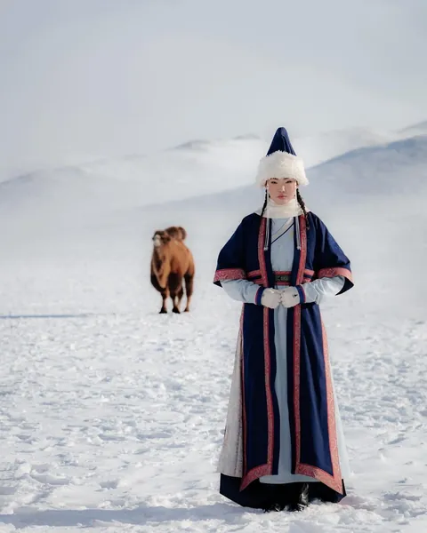 Team Mongolias winter olympics outfits