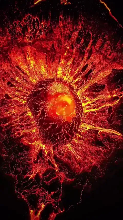 Peek Inside The Crater Of Geldingadalir Volcano, Iceland