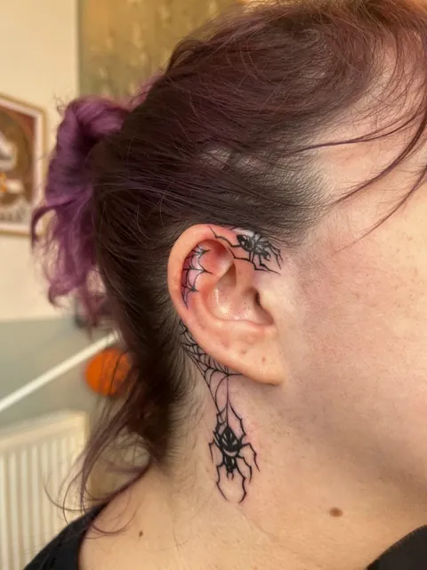 Little deaf joke to myself! Done by @tattooskurken at Hunky Punk Studio in Copenhagen