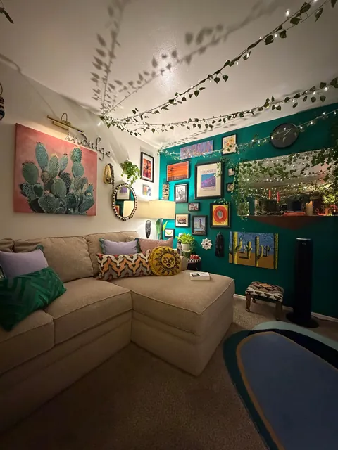 Cozy evening in California.