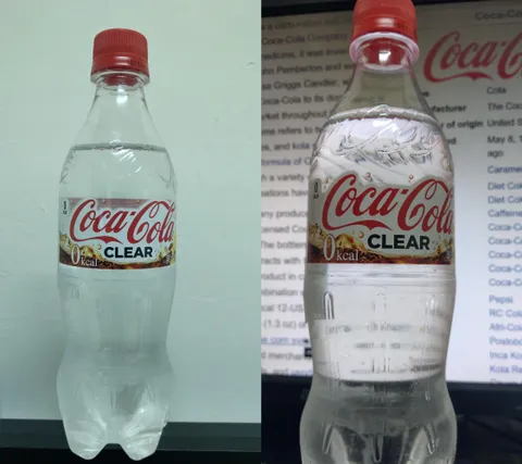 Coca-Cola Clear is a colorless variant of the Original Coca-Cola without the caramel. The drink is lemon-flavored. It was developed at Coca-Cola Asia Pacific and launched locally in Japan in June of 2018