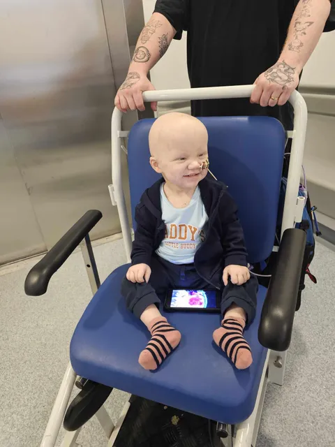 My 2 year old son smiling 8 months after being diagnosed with Stage 4 Cancer