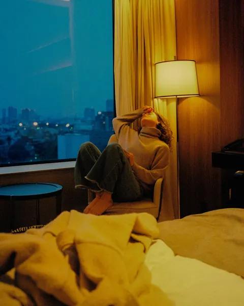 ITAP of our first night in Tokyo [Portrait]