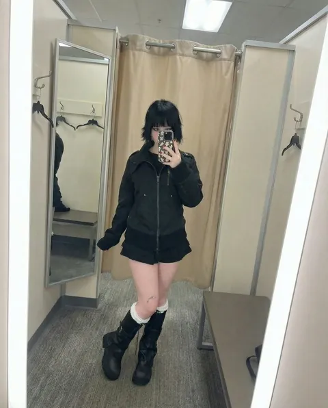 In public vs. at home