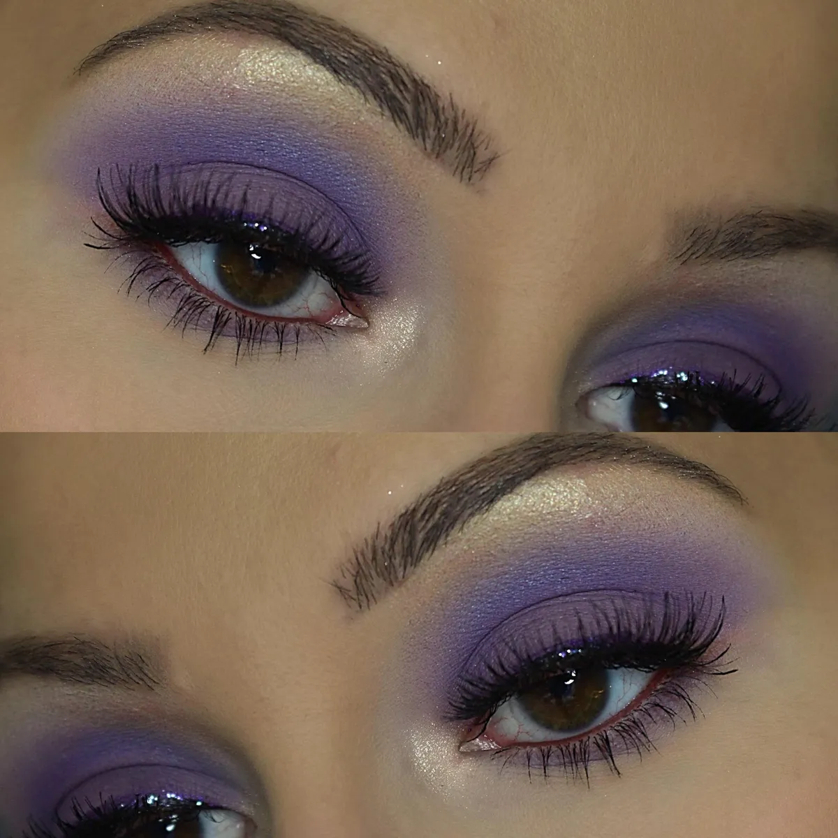 Monochromatic purple look