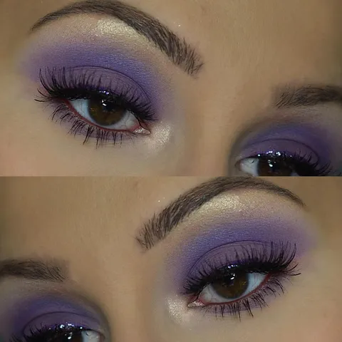 Monochromatic purple look