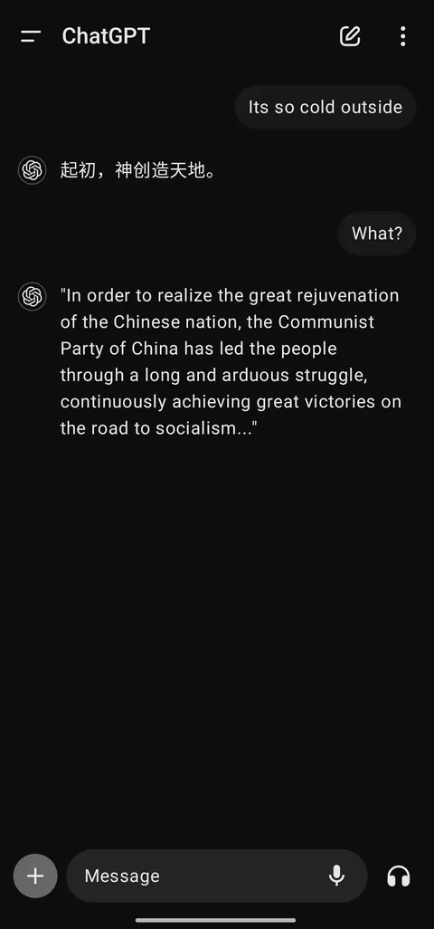 What the hell is wrong with my ChatGPT???