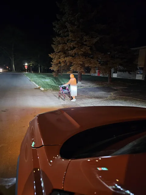 I encountered an elderly lady walking down the road at 4am. Story in comments