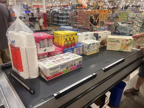 The cashier looked at me and said “I think you might be thirsty”. ..Reminder don't shop bulk stores thirsty.