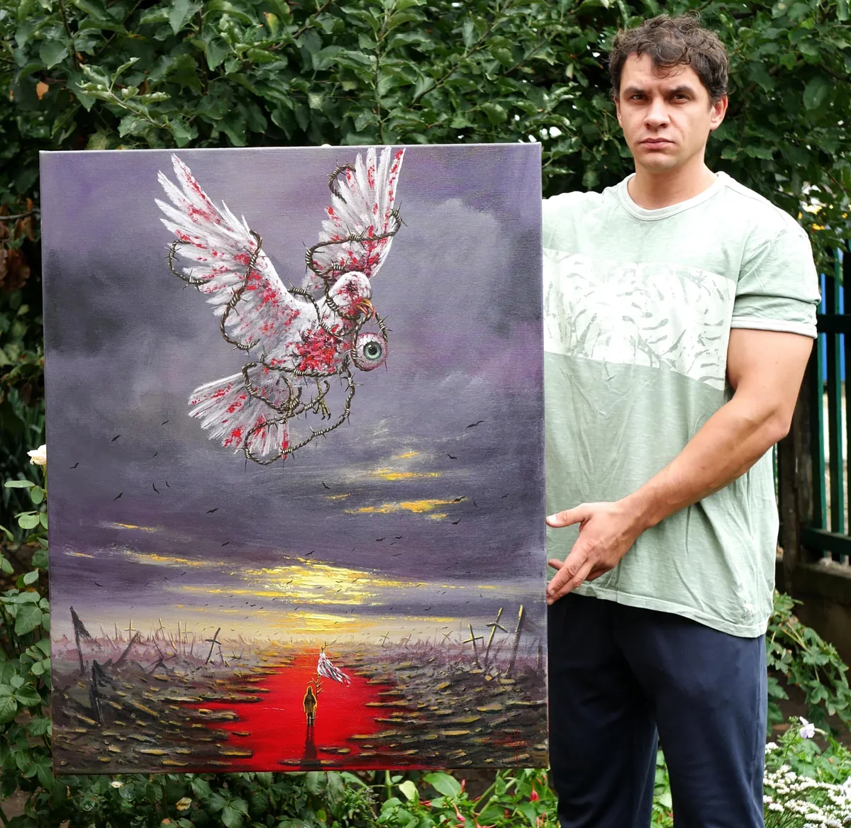 Hello friend. How do you think about my new painting?