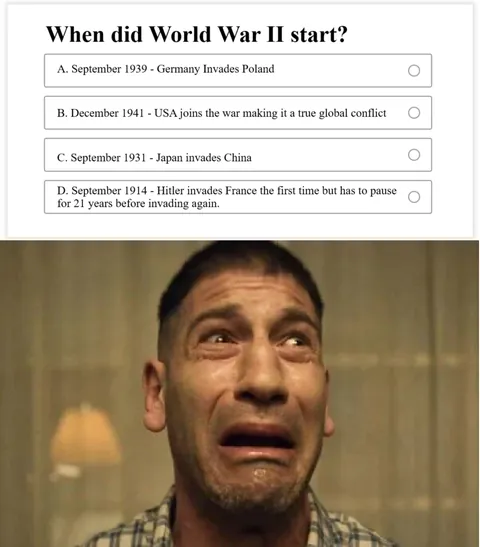 The most difficult WWII question