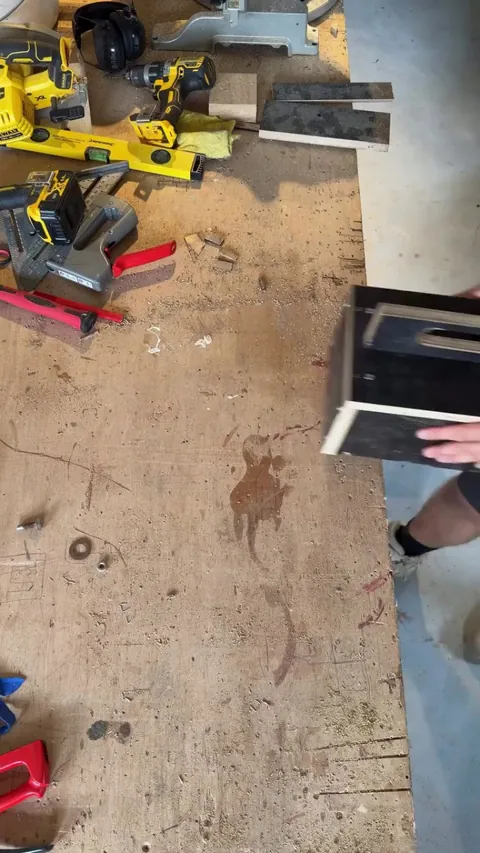 How to easily sort and search through a messy box of screws and small hardware.