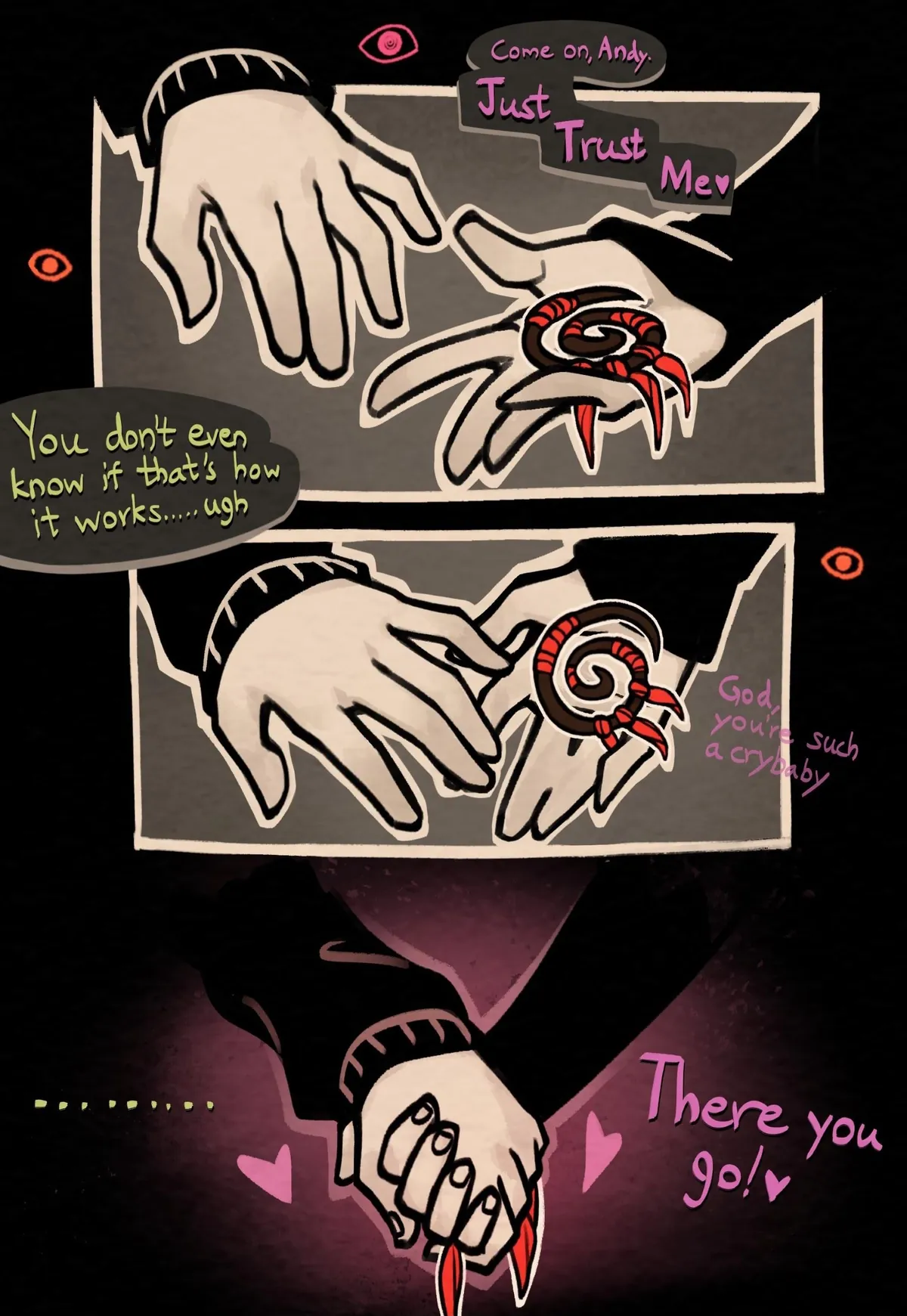 Andrew and Ashley share a bed [The Coffin of Andy and Leyley] (NotSorapoi)