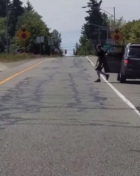 Just casual attempted murder on the road today