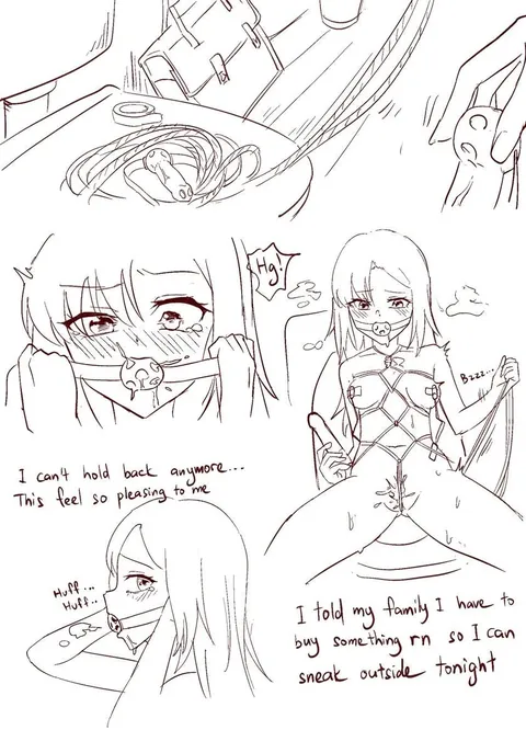 Yuki selfbondage gone wrong