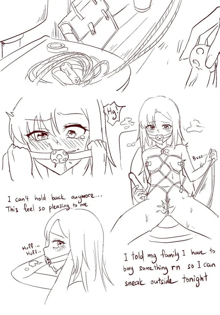 Yuki selfbondage gone wrong