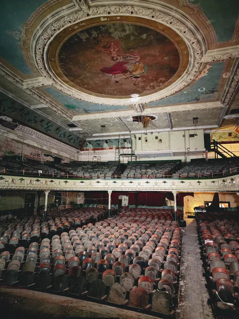 Abandoned theater in Massachusetts (OC)