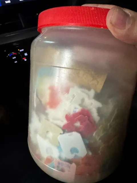 I just received a jar of garbage from my NC MIL