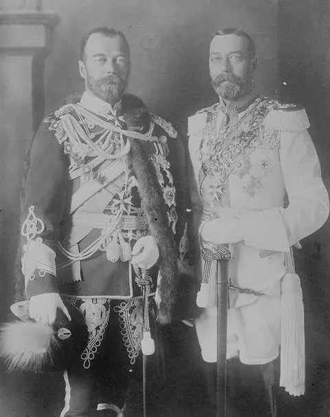 King George V &amp; Tsar Nicholas II together (1913)