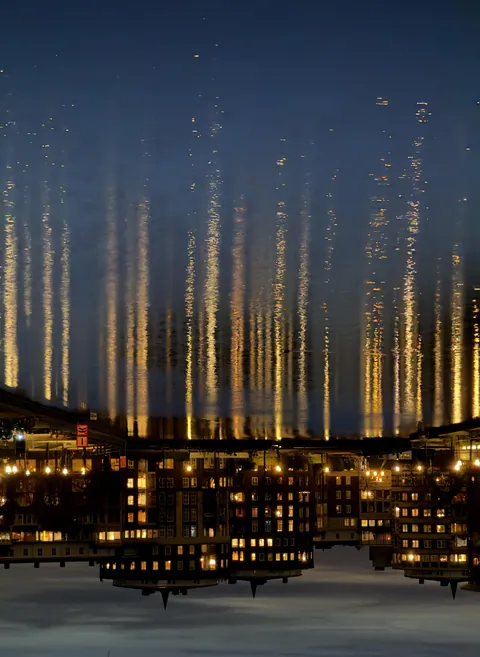 ITAP of city at night