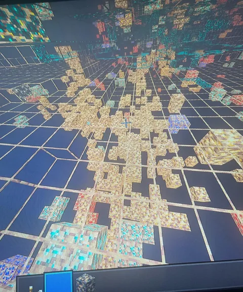 Hey, I wasnt playing for like 3-4 years is this the average vein at the last version or just a weird world gen?