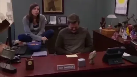 Aubrey Plaza improvising/outtake - Parks &amp; Rec