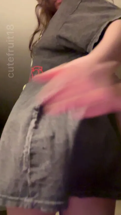 an oversized shirt with nothing underneath, simple but i still feel sexy &lt;3