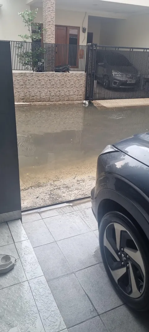 Every time it rains, our street turns into a river