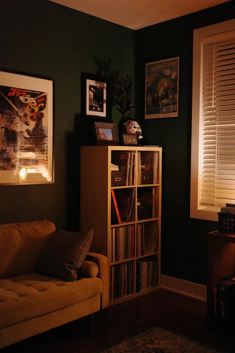 My vinyl listening room